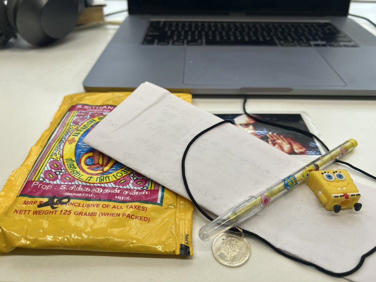 grenadedropper's tweet photo. I told my girlfriend I cannot sleep properly at night cause of my paranoia and she sent me a beautiful care package 🥺❤️ with a handwritten note. Ponna pekka sonna thevathaya pethutrukaanga https://t.co/nCxzRE9W3n
