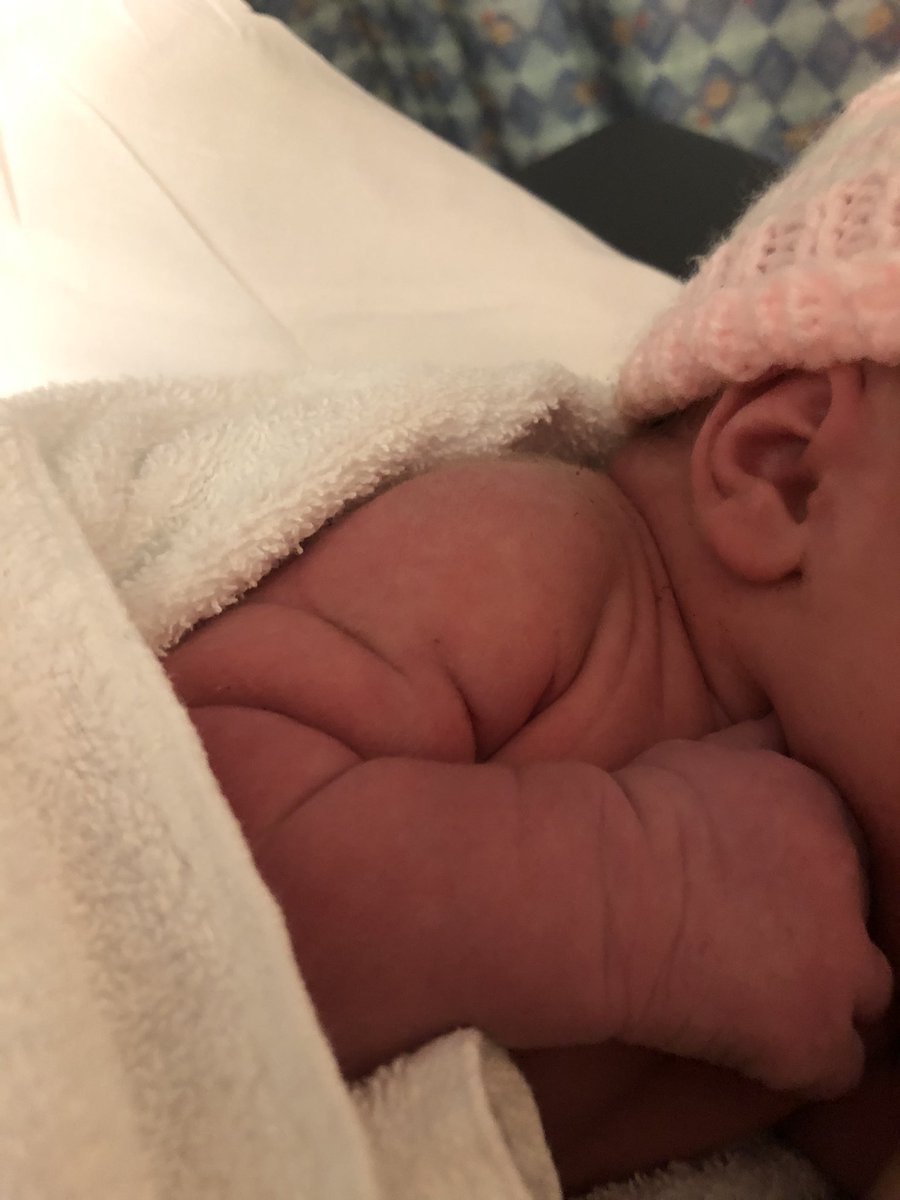 wistella__'s tweet image. My daughter was born (very quickly!) last night and I feel so complete 💜