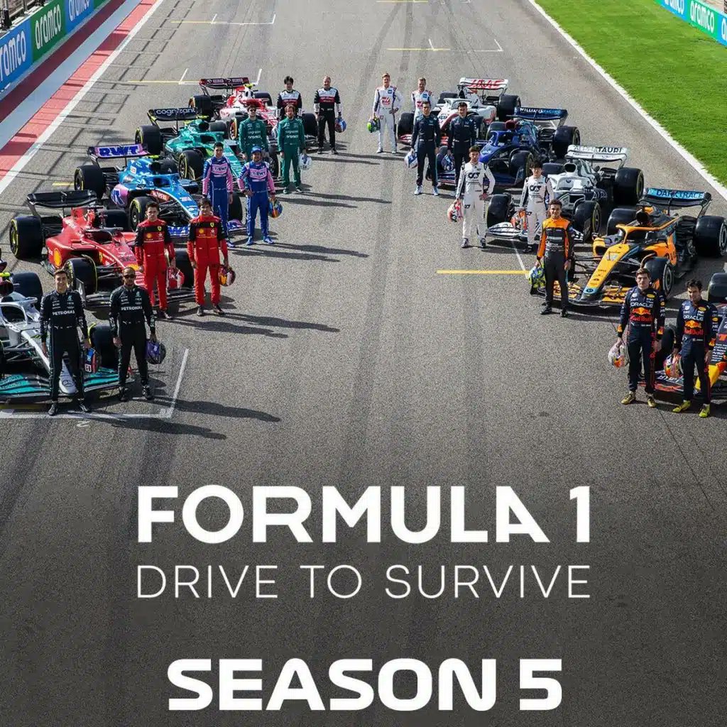 TearOffFR's tweet photo. 🚨 Drive to Survive : Saison 5 est désormais disponible sur @NetflixFR ! https://t.co/zVmNC6Z2KI