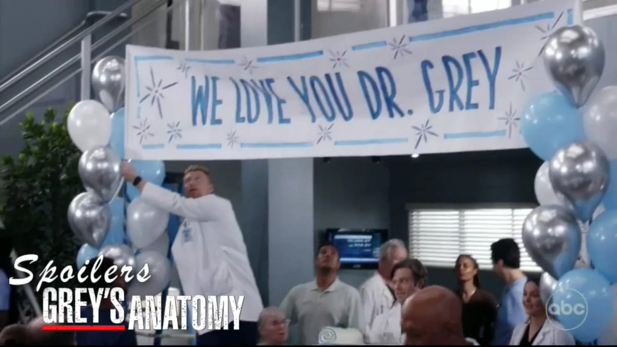 #GreysAnatomy 19x7 “Iʼll Follow the Sun” WE LOVE YOU DR. GREY 🥺❤️❤️ #SpoilersGreysAnatomy