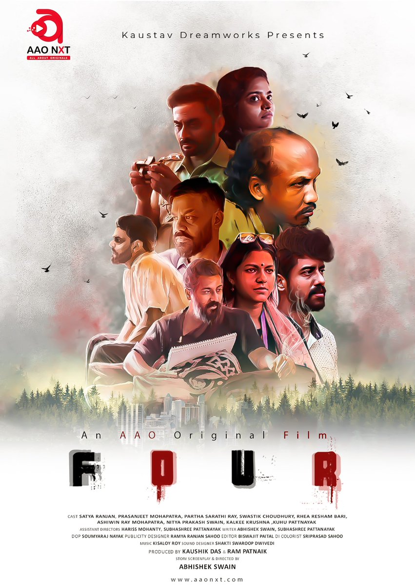 svastik_arts's tweet photo. #FOUR my first webseries as an actor will be screened today at #BYOFF, Puri. Directed by Abhishek Swain and produced by @aao_nxt. Friends in Puri, let's watch together. https://t.co/G7Cx42mKWe