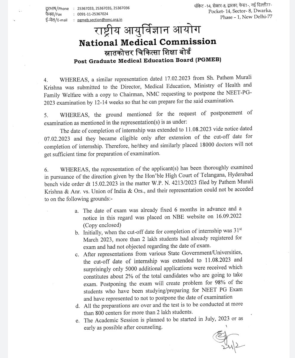Indian__doctor's tweet photo. Although after doing alot of mismanagement &amp; carelessness of  @NMC_IND  official regarding counseling!

@NMC_IND
is not in favour to #PostponeNEETPG2023 

Now SC is final hope of #NEETPG2023 candidates!
Pray 🙏🏻
#Highcourt_Order_suggestions_Update https://t.co/81AUVBgGgt