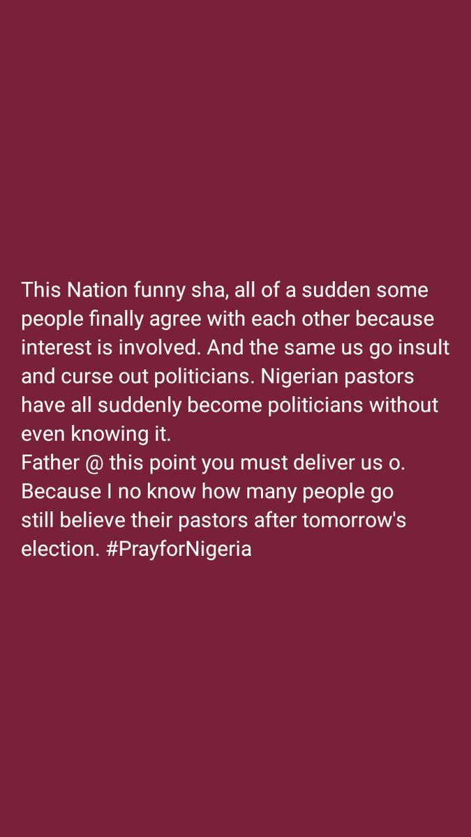 aaroncharlesGLD's tweet photo. #PrayforNigeria #2023Elections https://t.co/1gt3bXbIfL