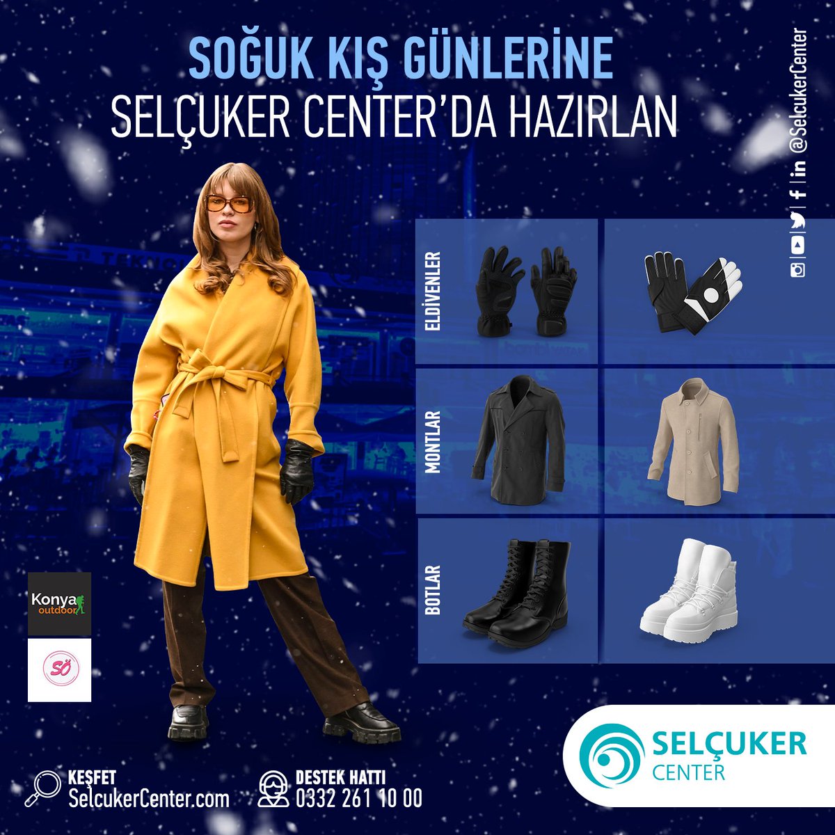 Yılın en soğuk ve dönemleri geldi! Seni soğuk günlere hazırlayacak en rahat ve şık kıyafetler Selçuker Center'da.❄️

<a href="/konya/">紺屋健生🇺🇦</a>.outdoor @sezinozcanayakkabi

#Selçukerdeyiz #Konya #SelçukerCenter #AVM #Selçuklu #Alışveriş #SezinÖzcan #KonyaOutdoor