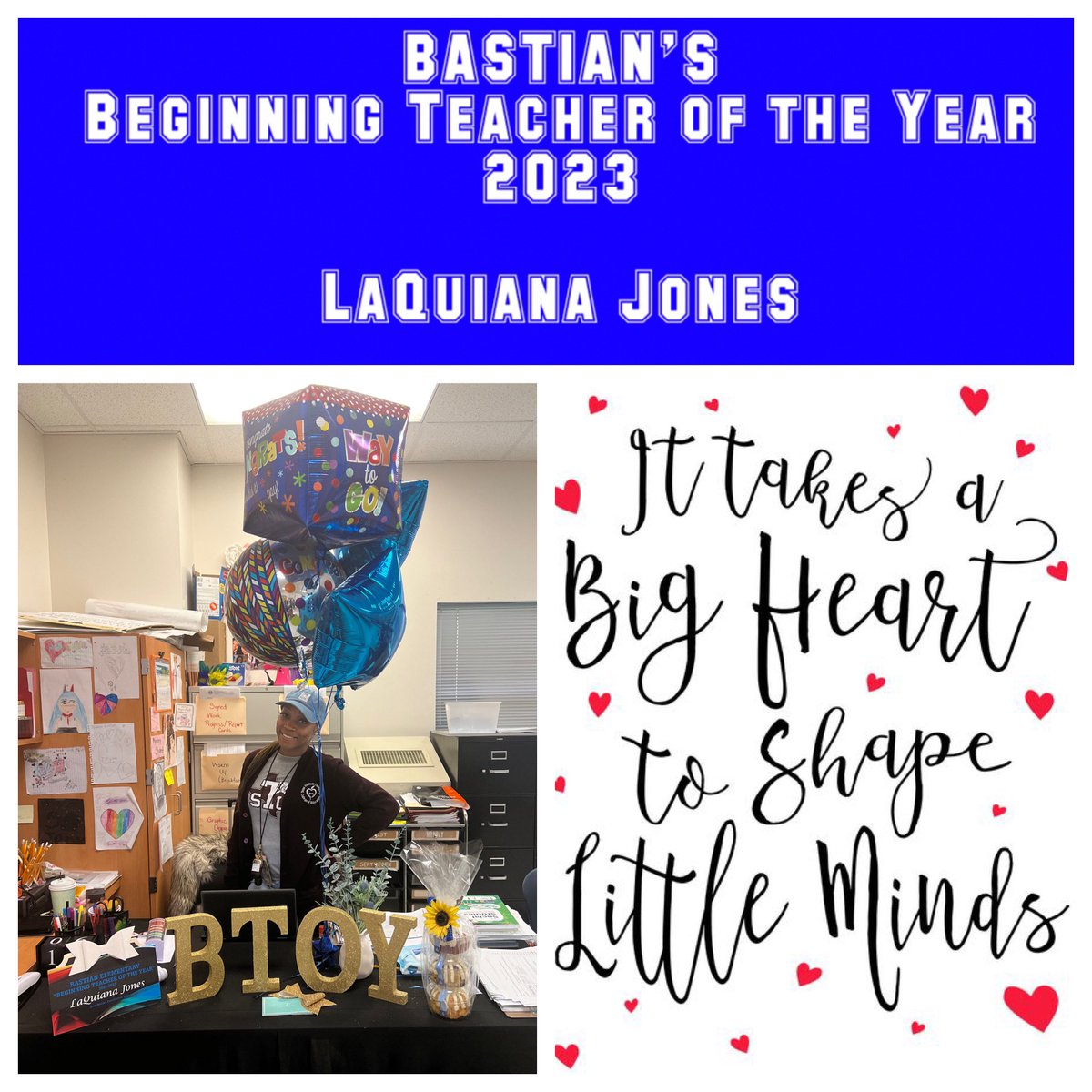 Alana_Holloway1's tweet photo. Congratulations to my “Beginning Teacher of the Year” @LaQuiana_Jones &amp; “Teacher of the Year” Sierra Ware @Waregoneteach I am beyond proud of them and they are amazing teachers! 💙✨💙 #HeartWork #KeepClimbing #MyBastianFam @BastianEs1 @Erwin_Garcia_ @TammieDaily9 @ESO3_HISD https://t.co/tThuIYR7Uc