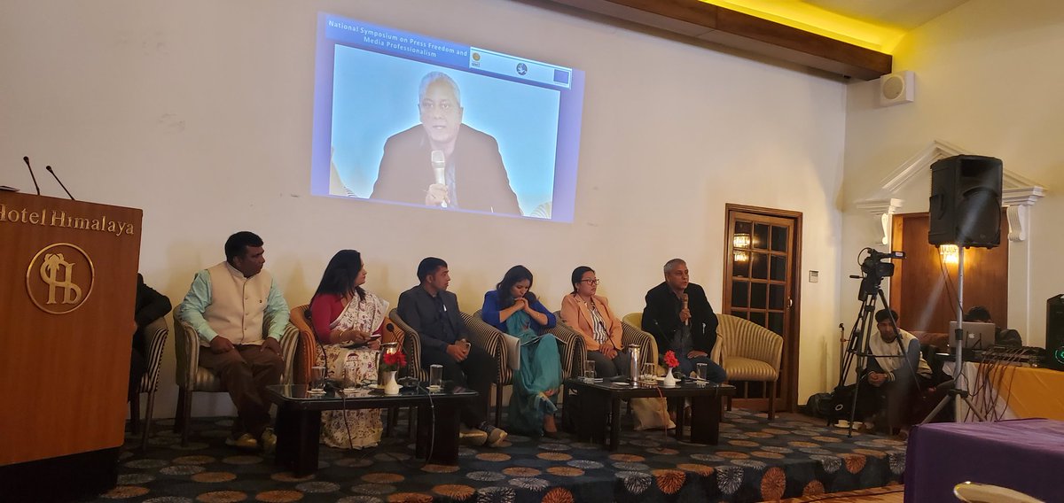 Rabina Shrestha (@rabinasn) on Twitter photo Physical safety, self censorship, workplace harassment, minimum wage are some of the major challenges on press freedom, media professionalism, and accountability says <a href="/GaunleShiva/">SHIVA GAUNLE</a> <a href="/FNJNepal/">Federation of Nepali Journalists</a> <a href="/intalert/">International Alert</a> <a href="/EUinNepal/">EU in Nepal</a> Physical safety, self censorship, workplace harassment, minimum wage are some of the major challenges on press freedom, media professionalism, and accountability says <a href="/GaunleShiva/">SHIVA GAUNLE</a> <a href="/FNJNepal/">Federation of Nepali Journalists</a> <a href="/intalert/">International Alert</a> <a href="/EUinNepal/">EU in Nepal</a>