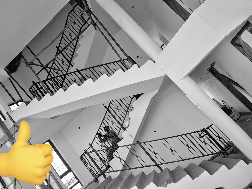 Staircase on progress. 
Kazi best 👌 let's make a deal.