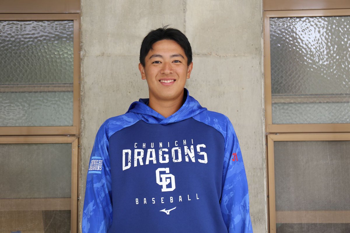 キャンプ中の仲地礼亜選手（福祉文化学科4年次）にインタビュー