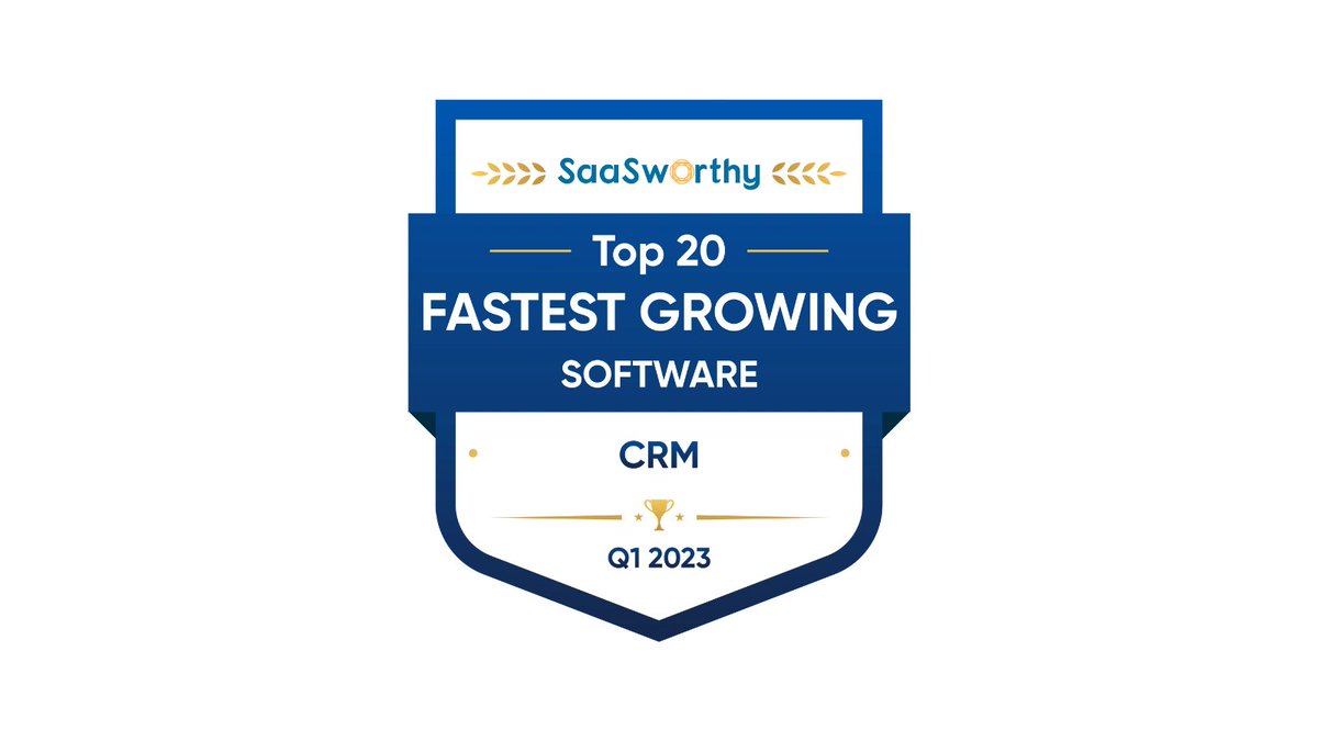 saasworthy's tweet image. SaaSworthy ranks SuiteCRM as the Fastest Growing Software in CRM.

buff.ly/3nqQsy1 

Well done team @SuiteCRM !

#saasworthy #suitecrm #awards #crm #saas