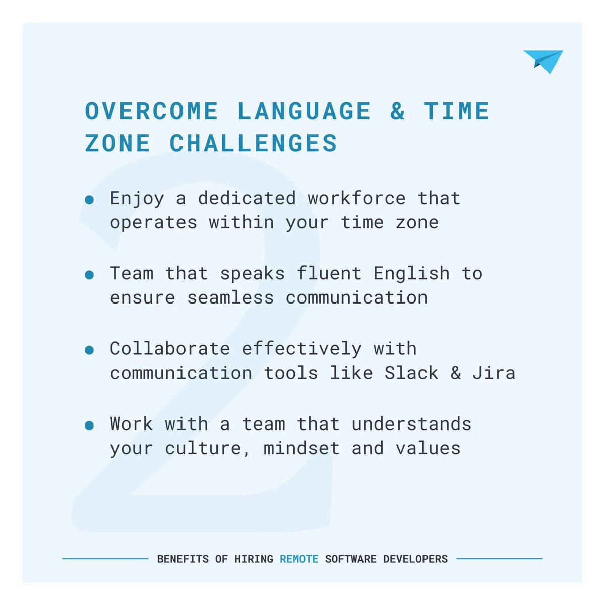 TikwebApS's tweet image. Have you ever thought about the benefits of having your remote software development team? 🤔

Building a remote software development team can unlock numerous benefits.

📞 Contact at tikweb.com

#hiringremotely #developerjobs #futureofbusiness #remotedeveloper