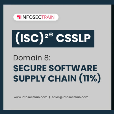 PriyanshaMadhw5's tweet image. (ISC)² ® CSSLP Domain 8: Secure Software Supply Chain (11%)
Listen now: anchor.fm/infosectrain/e…
#isc2 #csslp #csslpdomain8 #securesoftwaresupplychain #security #cybersecurity #podcast #infosectrain #learntorise