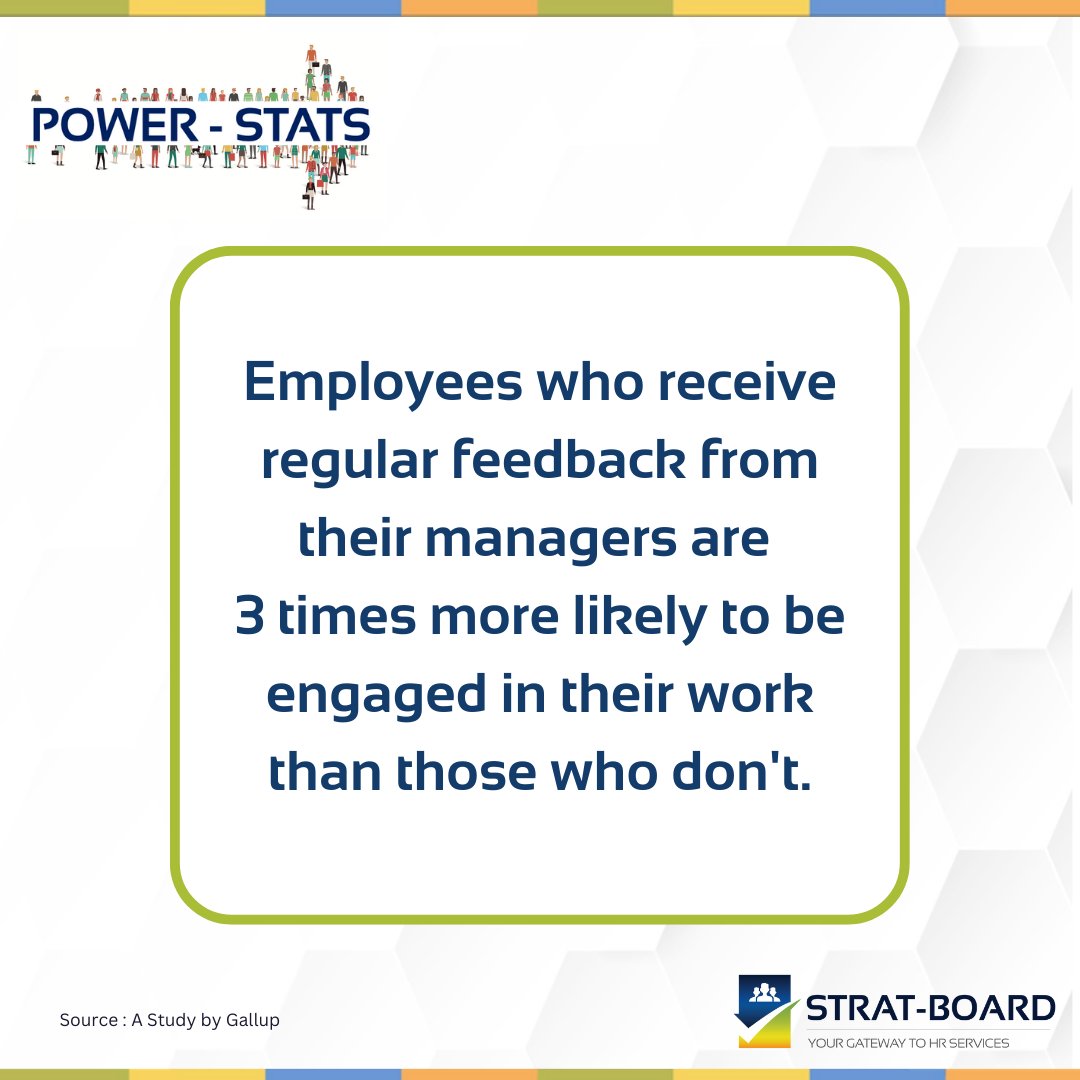 strat_board's tweet photo. ‘Power-Stats’ is a simple, high impact data led series to keep you in the know of some compelling and interesting stats which could trigger your thinking and actions!

Highlighting today - Importance of Employee Feedback

#PowerStats  #employeefeedback #engagedworkforce https://t.co/cj2Ce1zPao