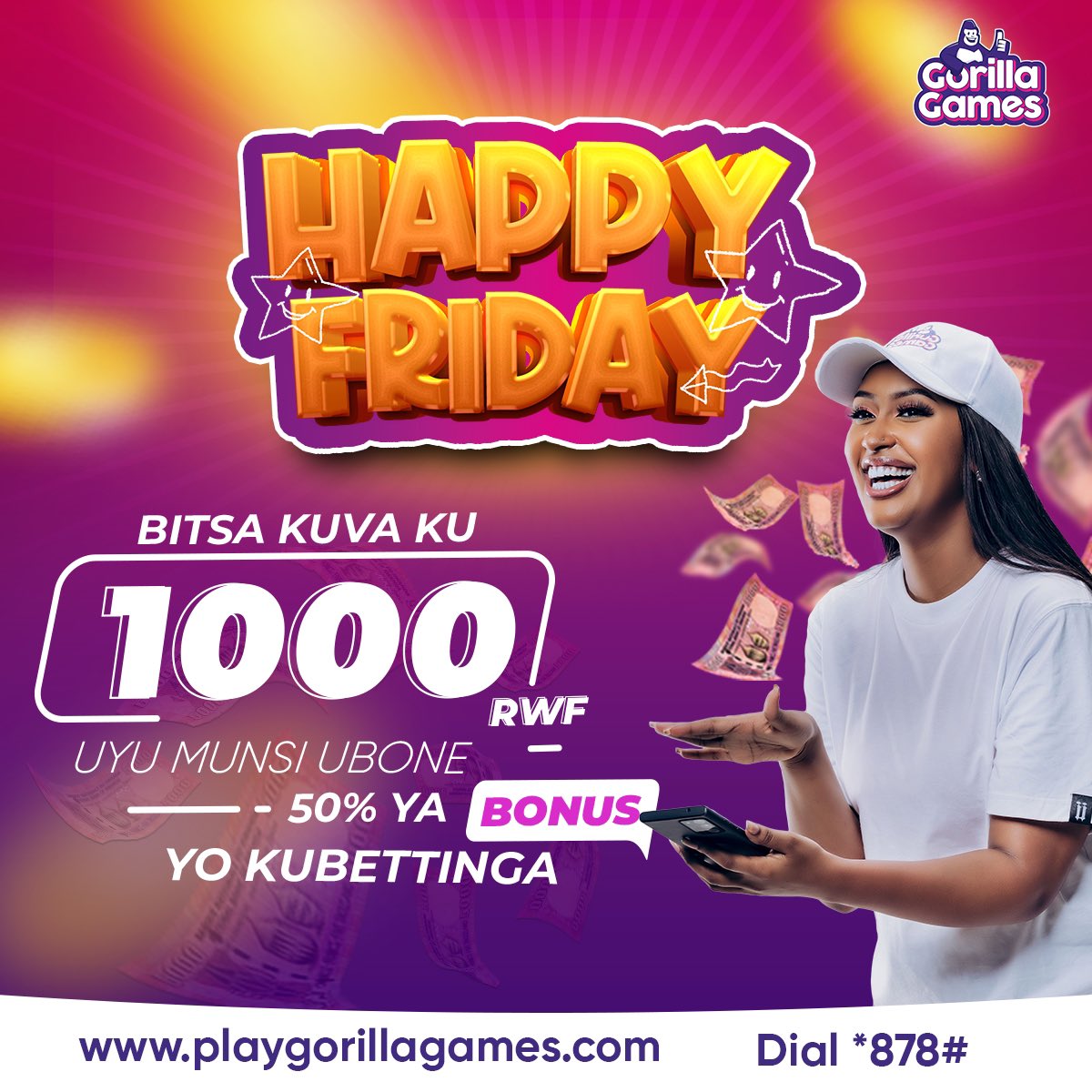 Gorilla Games Rwanda on Twitter "HAPPY FRIDAY, Uyu munsi wagenewe