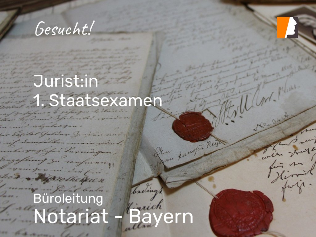 Stellenangebot: Jurist - Juristin mit 1.Staatsexamen (m/w/d)
Das Notariat in Oberfranken betreut Privatpersonen und Unternehmen in den Themen: Familie, Ehe, Partnerschaft, Erbe und Schenkungen. Details #Stellenangebot #Jurist #Notariat in #Bayern hier:
kontrast-gmbh.de/de/stelle/stel…