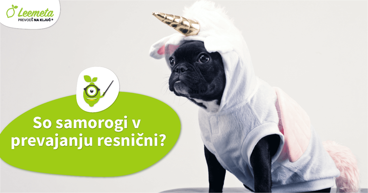 leemetaslo's tweet photo. Ali 🦄 samorogi v prevajanju RES obstajajo? O, ja, pa še kako! 👇 https://t.co/dhUffIsbda
Izbrskali smo 5 najpogostejših zmot naših naročnikov in preverili, ali se v njih skriva kaj resnice. Se je kateri od teh petih samorogov pasel tudi na vašem pašniku? 😊
#prevodi #prevajalec https://t.co/2dCCZD2rLO