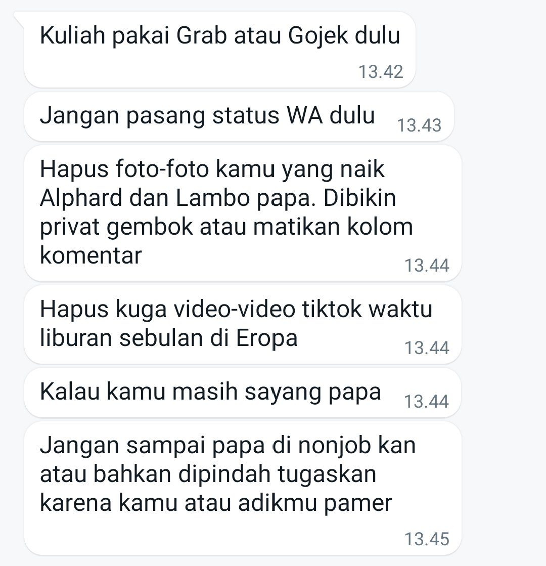 Briefing Pejabat Tajir 
ke Anak-Anaknya Yang Suka Flexing
Pasca Tragedi Mario Dendy