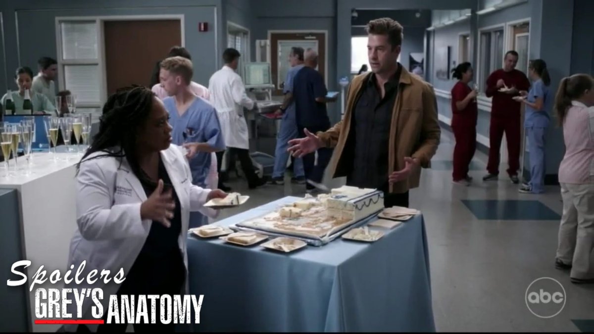 #GreysAnatomy 19x7 “Iʼll Follow the Sun” Nick buscando desesperadamente a Mer y Bailey pensando en lo que pudo decir en el brindis de despedida. #SpoilersGreysAnatomy