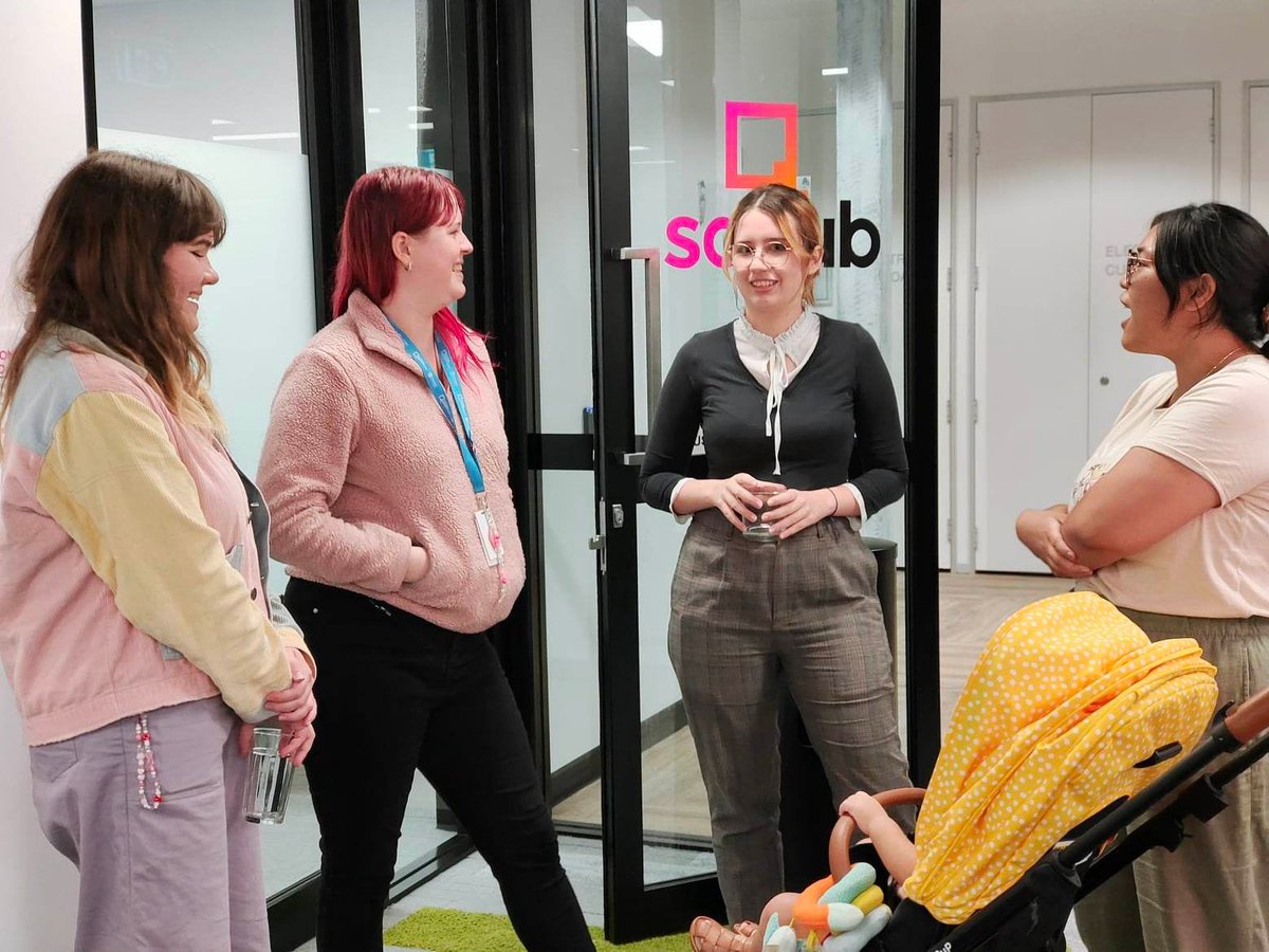 Screen_QLD's tweet image. This week we welcomed the inaugural participants of the Screen Queensland Games Residency 🎮🎀👏