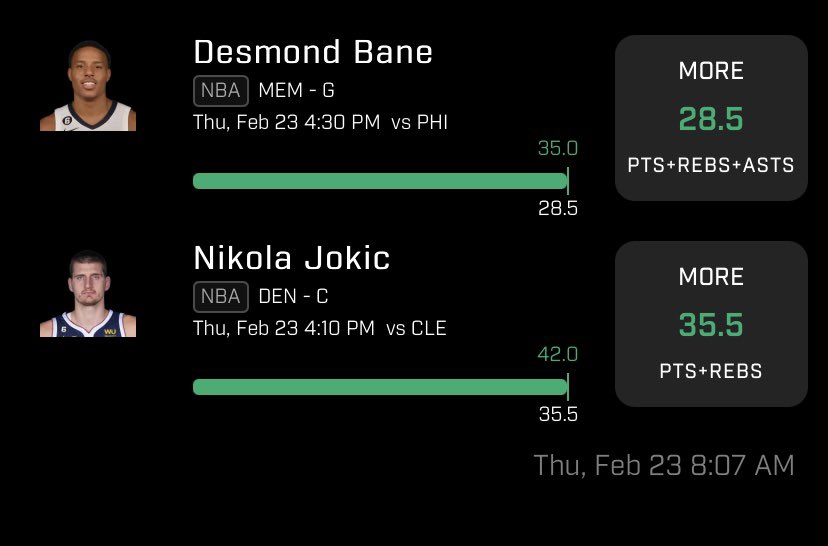 killerprops's tweet photo. We went 4/6 on twitter and hit 2 of our posted slips! Follow for more wins like these! 🤑🔥

Join our FREE DISCORD to see more of our plays! Link in bio! 😈✅

#PrizePicks #GamblingTwitter #PrizePicksNBA #PrizePicksCBB #PrizePicksNHL https://t.co/IENvcudcqx