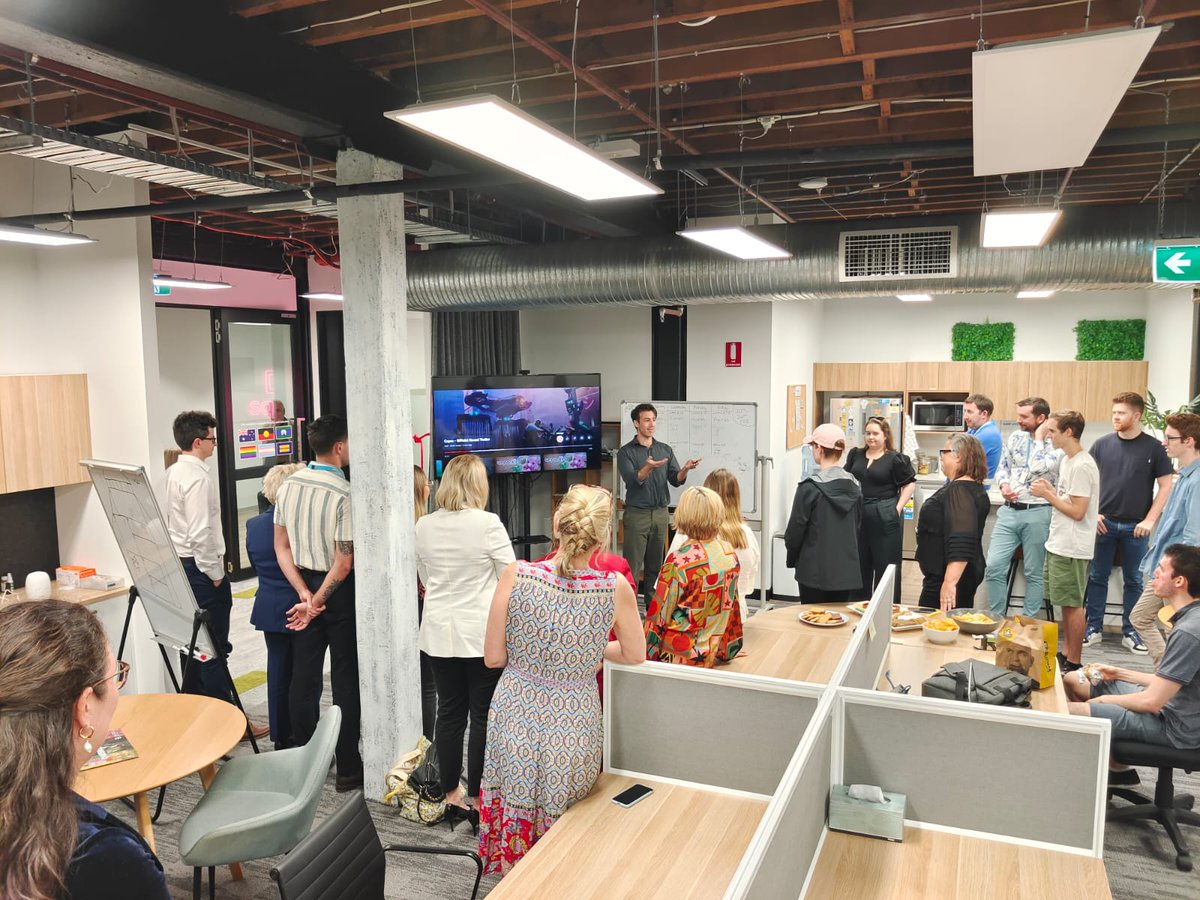 Screen_QLD's tweet image. This week we welcomed the inaugural participants of the Screen Queensland Games Residency 🎮🎀👏