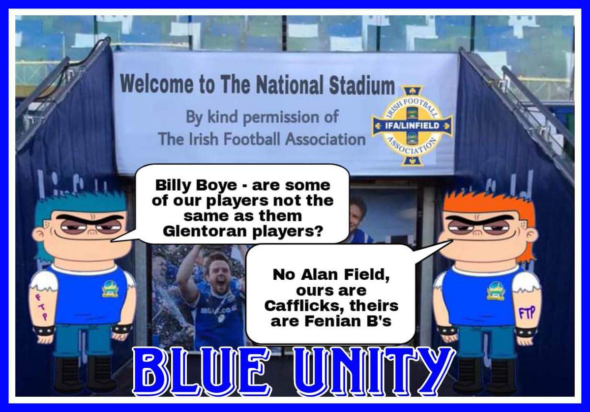 Modesto Silo on Twitter: "Bluemen banned from the game with Newry? Slap ...