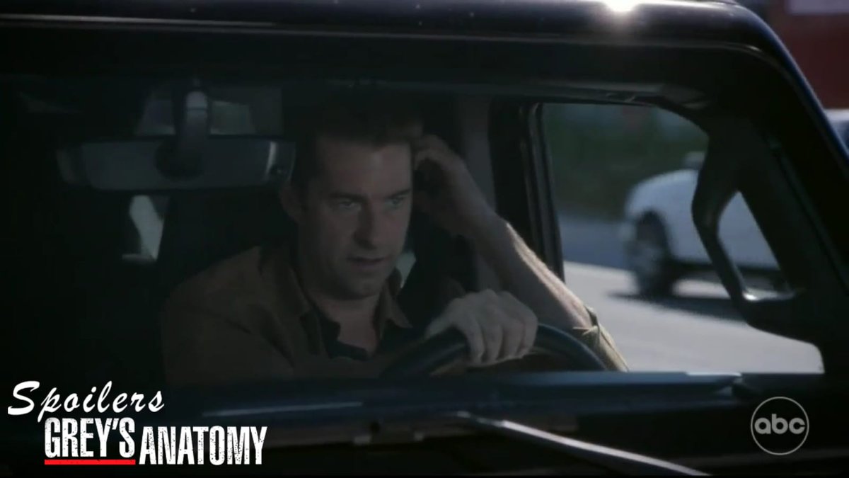 #GreysAnatomy 19x7 “Iʼll Follow the Sun” Nick en camino al aeropuerto... #SpoilersGreysAnatomy