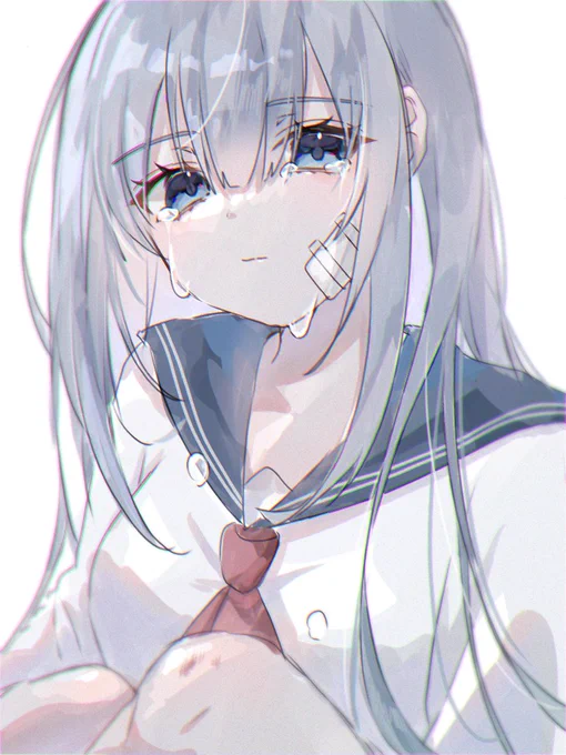 泣き虫   #イラスト 