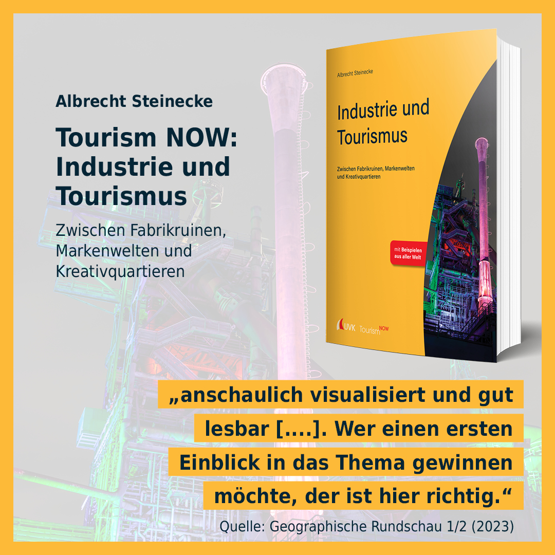 #Tourismus zwischen #Fabrikruinen, Markenwelten und Kreativquartieren – Das ist "Industrie und Tourismus":
narr.de/tourism-now-in…

#uvkverlag #Rezension #Industrietourismus #Kreativquartiere #Industriedenkmal #Industriedenkmäler #Zeche #ZecheZollverein