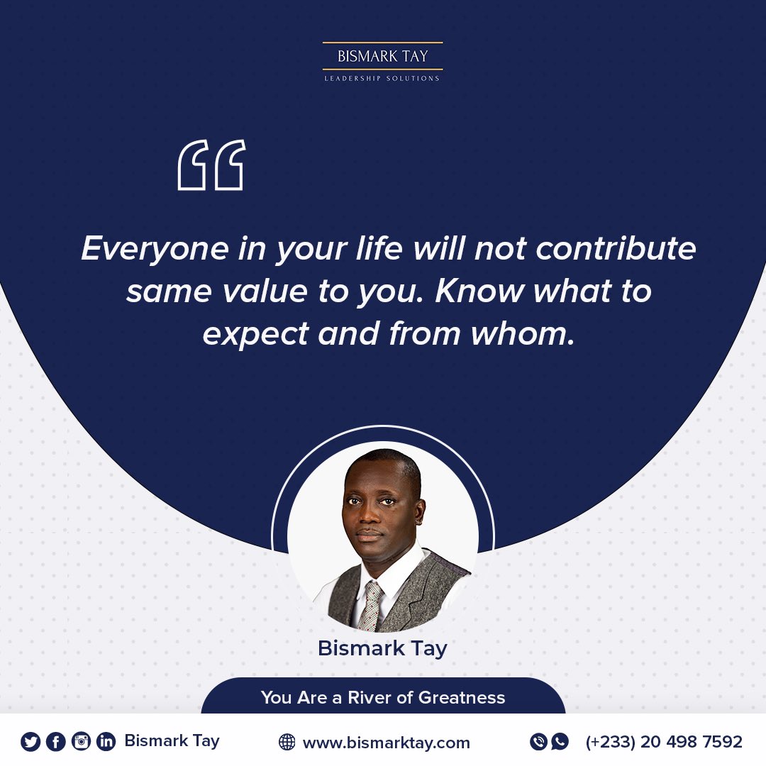 Wrong expectations lead to disappointments.
