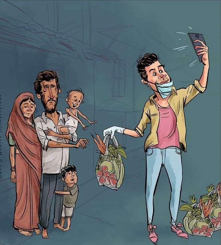 Ketika berbuat baik, saya sengaja memamerkannya supaya tidak mendapatkan pahala. Agar manfaatnya saja yang sampai kepada orang lain.