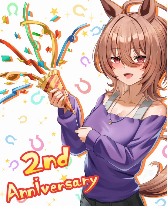 #ウマ娘 祝ウマ娘2周年おめでとうございます!タキオンはいいぞ.... 