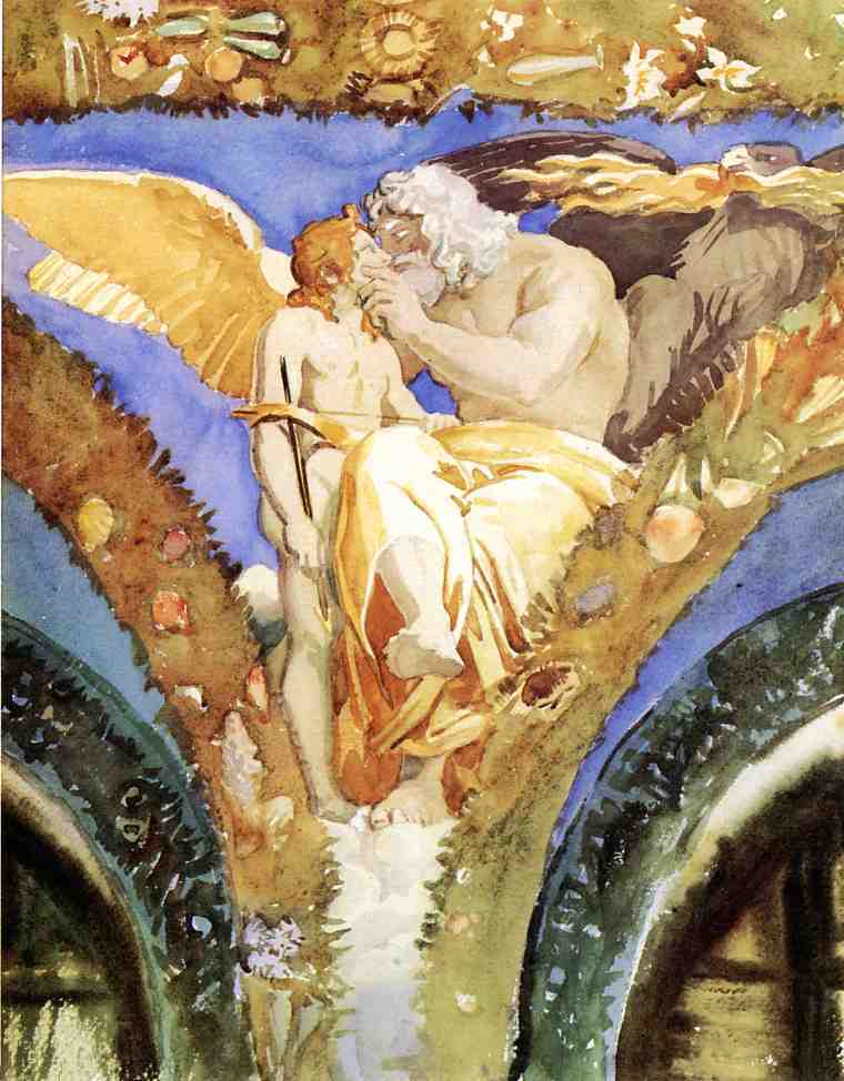 artistsargent's tweet photo. Jupiter Beseeching Eros, 1907 #sargent #americanart https://t.co/rKIjhVrhtf https://t.co/09ATveG1FO