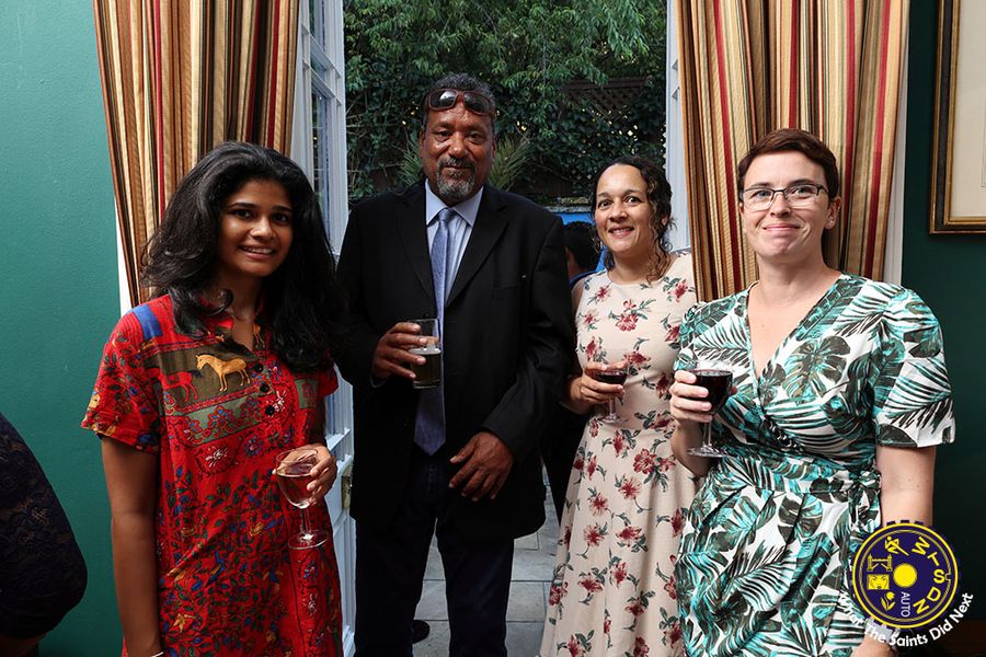 SaintsDidNext's tweet photo. Reception at Plantation last night, in recognition of the work undertaken by the Cloud Forest Team.
A few long-service awards handed out as well. 1/2

#wtsdn #sthelenaisland #sthelena #sthelenaconservation #cloudforestproject https://t.co/tqfvVwPzxQ