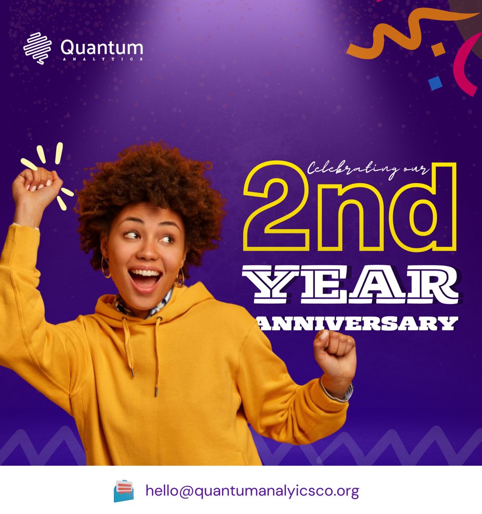 quantumanalyst's tweet image. Celebrating 2 solid years of working with you &amp;amp; two years since we launched this brand, and we are so excited for the future of @quantumanalyst 

Thank you for making us your #1 source for everything tech education. 

#companyanniversary #quantumanalytics2ndyearanniversary #tech
