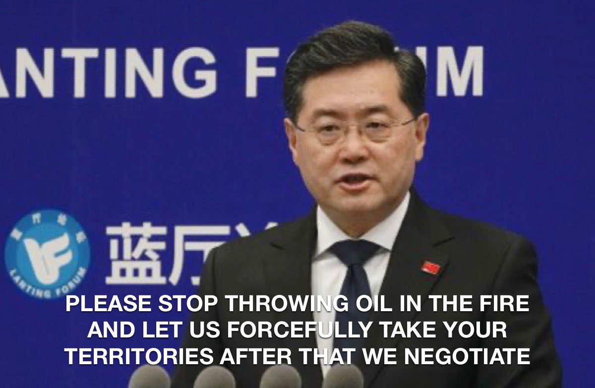 Fella_IA_X25's tweet photo. @MFA_China Nobody needs to throw mud at #China. #communistic and #autocratic political systems are mud. https://t.co/em0ZkYozmy