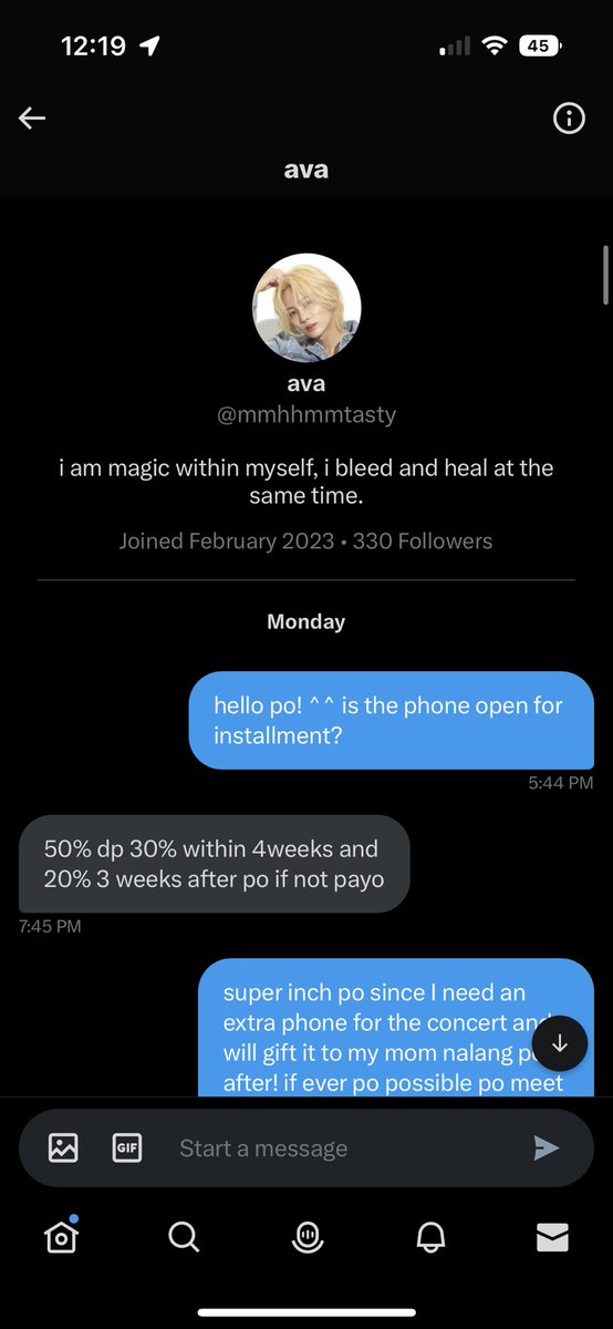 ‼️RT TO SPREAD AWARENESS‼️
@mmhhmmtasty is a scammer!!!
posting this to raise awareness and to remind everyone to not make the same mistakes I did! This is regarding their “IPHONE XS MAX” selling post, I dmed them right away as I was interested in buying an extra phone for tdś2.