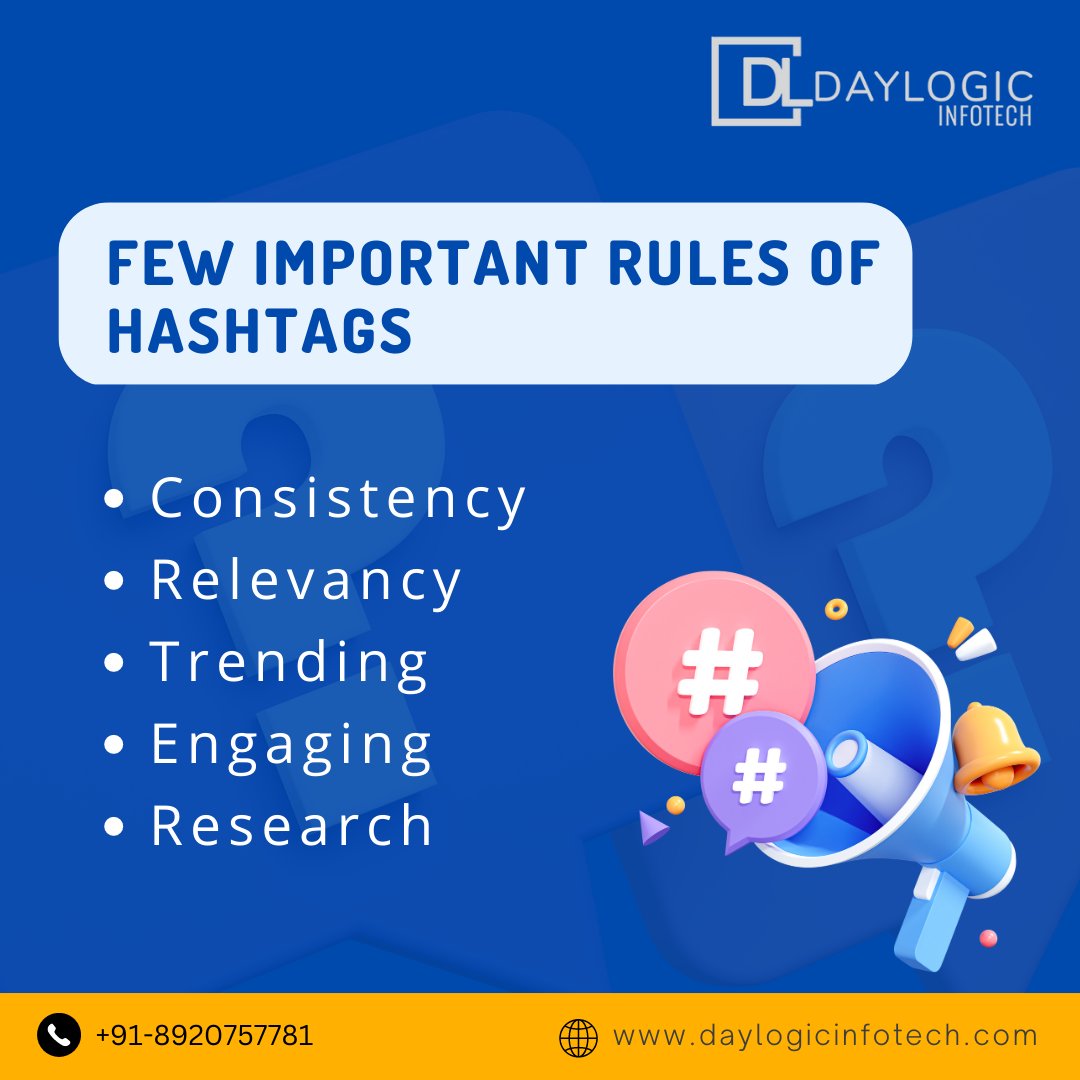 Did you Know?
Using hashtags strategically helps to boost your brand’s visibility and reach relevant audiences.

#hashtags #hashtag #hashtagstrategy #digitalmarketing #hashtagtips #instagramhashtags #instagrammarketing #socialmediastrategy #brandhashtags #ruleofhashtag