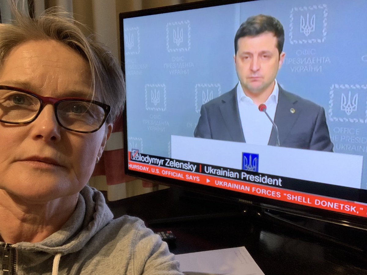 Serious faces on Feb 24, 2022 <a href="/Lviv/">Lviv / Львів</a>. Szokujące wiadomości. Рік тому у Львові, Зеленський з'явився ще в костюмі. #StandwithUkraine