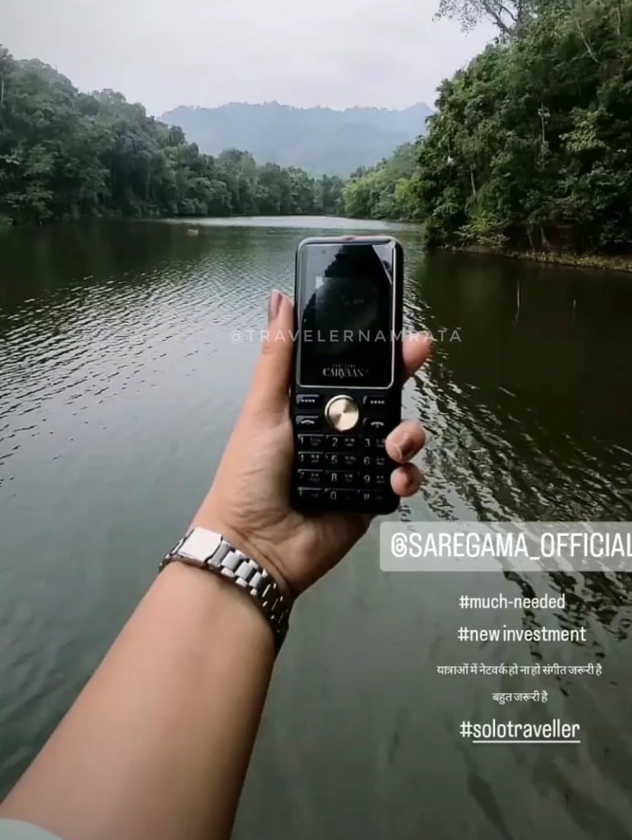 travelernamrata's tweet photo. यात्राओं में नेटवर्क हो ना हो.. संगीत का होना जरूरी है .... बहुत जरूरी है .. #music_is_my_flue #SoloTraveller #SelfCareGift #giftformyself #investmentforsoul #SAREGAMA #carvaanmusicphone #journey2023 @saregamaglobal https://t.co/B9pO7LIbQ1