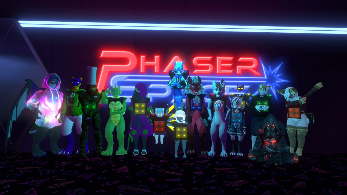 ChevronTheWolf's tweet photo. #thursdayvrchatgames #vrchat @Ostinyo #puttputtquest #minigolf #infested @NoLife1942 #phaserspace #lasertag
Another fabulous Thursday VRChat Games night! https://t.co/Yx7DzoAHif