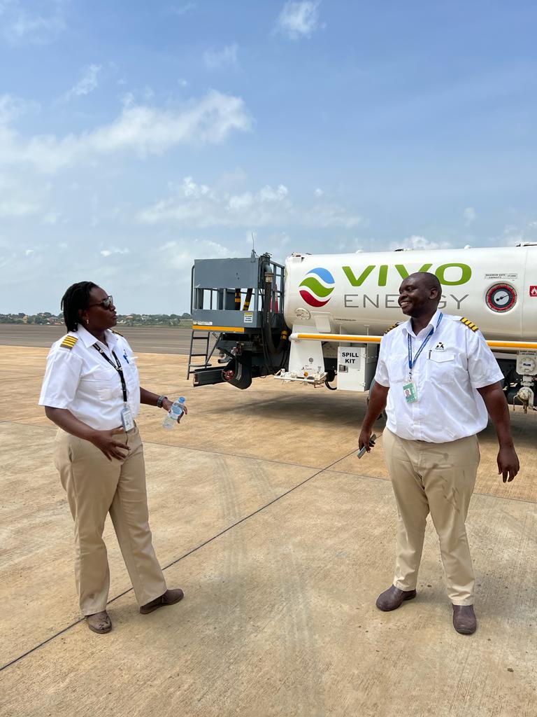 #FlashbackFriday with the newest #Captain in #Uganda On 14th Feb, our Country manager Capt.Cathy Mugo officially congratulated Captain Leo for his career advancement. Leo has been a #pilot with #AeroLink since 2018 starting off as a #FirstOfficer #FBF #FridayFeeling #CaravanPilot