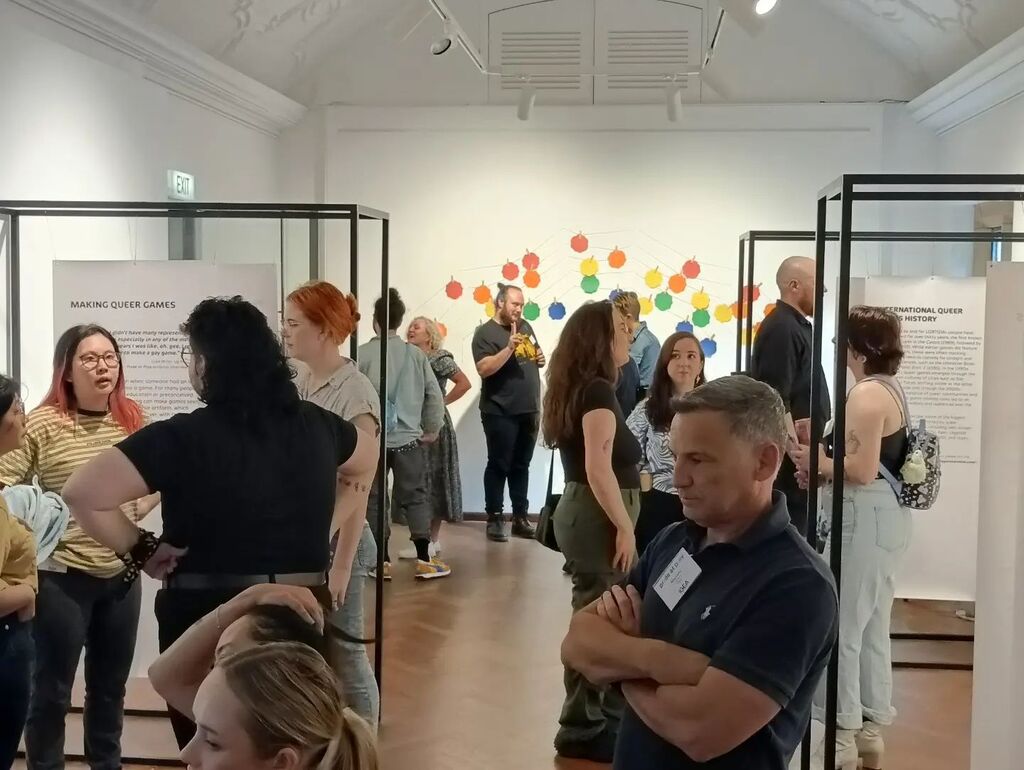 PhidMcAwesome's tweet photo. Thanks to the team at IGEA (Interactive Games &amp; Entertainment Association) for inviting me along to the #PrideAtPlay exhibition Today!

Amazing to meet some dope LGBTQ Devs and play some games that are going to have a positive impact on the #LGBTQ gaming… https://t.co/GN0GJ9sS94 https://t.co/Qi8Bhq6rPg