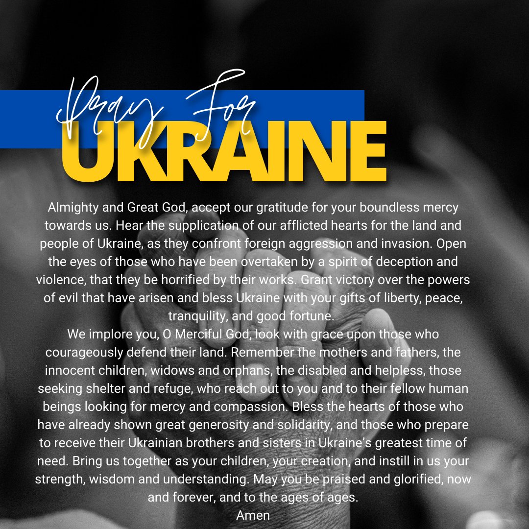 🇺🇦 Today, to mark the first anniversary of the war in Ukraine, our Chapel of St Nicholas will be set aside for prayers and quiet reflection.

Entry to the Cathedral will be free for anyone who wishes to come and pray for peace.

ow.ly/Wmzo50MY1zl