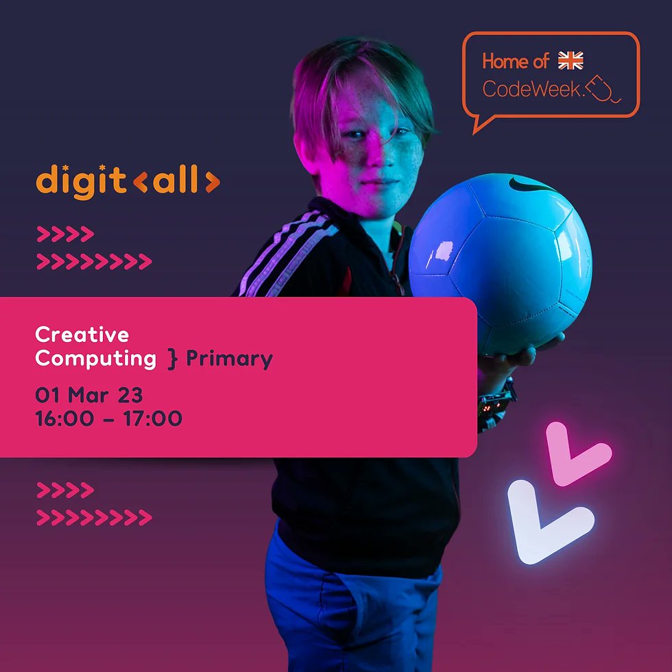 Join Peter Marshman to explore creative ways to enrich your primary computing curriculum through links to key resources, unplugged activities and physical computing.

Book here: bit.ly/creative-compu…

#digitallcharity #creativecomputing #teachwithtech #ukteachers #edtech