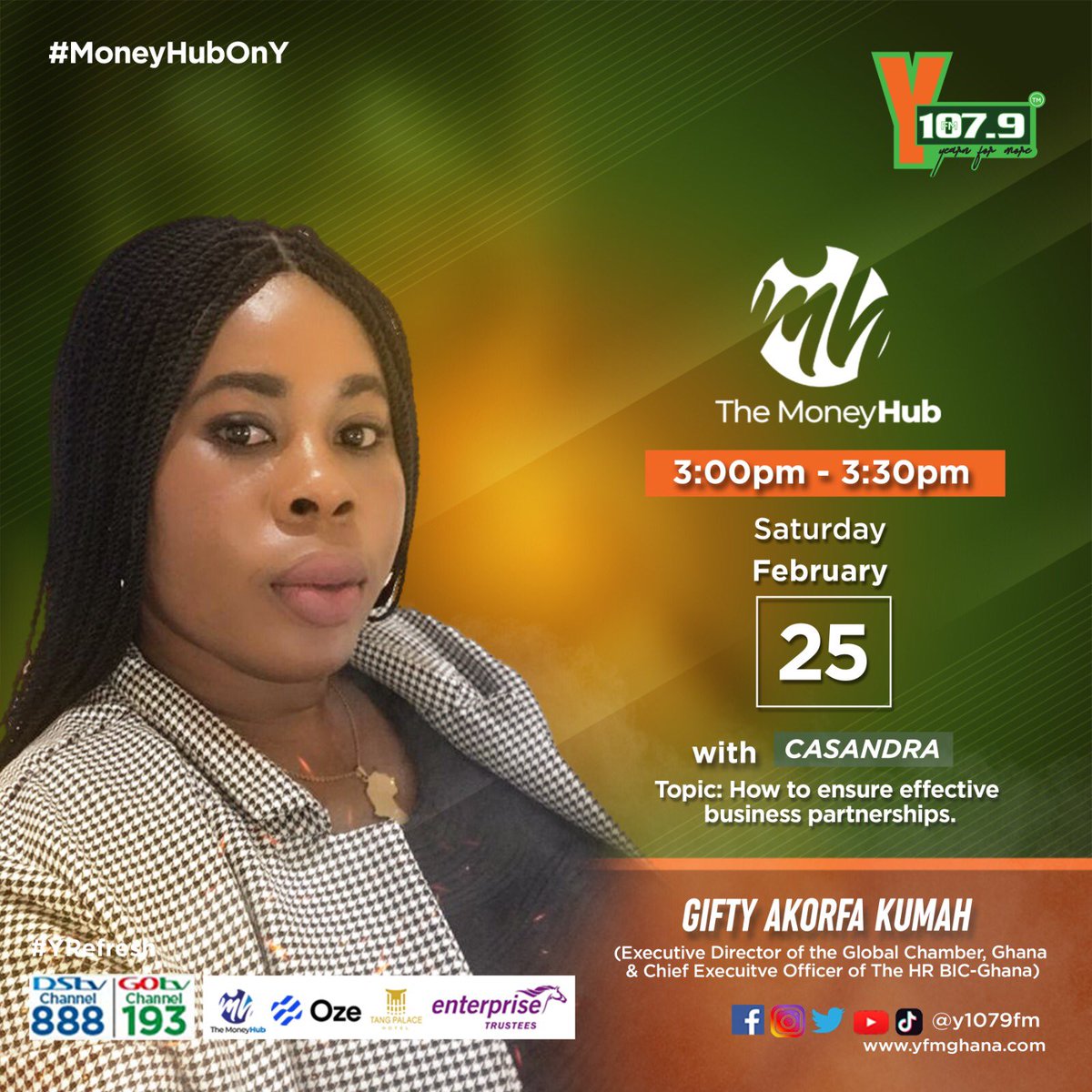 Giftakorfa's tweet photo. Join me as l speak and talk on global business partnerships available to Ghana 🇬🇭 @GlobalChamber @thehrbicltd https://t.co/2lJpV0wltx