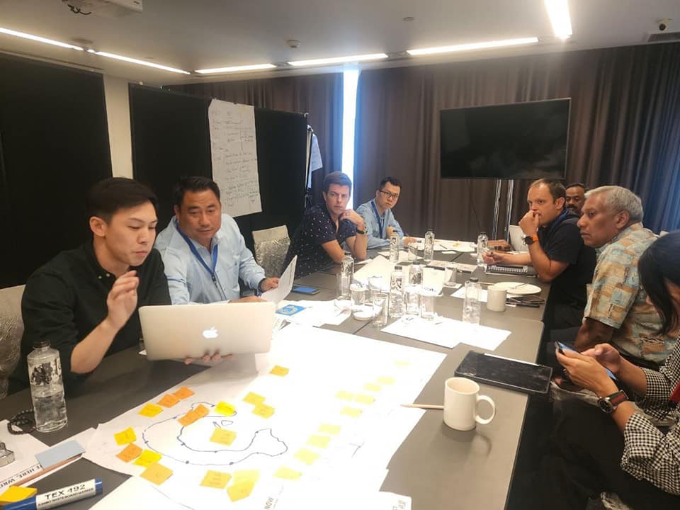 JusticeMyanmar's tweet photo. Shame on ASEAN &amp; US @DeptofDefense for inviting Myanmar military to ADMM+ Working Group on Maritime Security meeting &amp; tabletop exercise. Event provides legitimacy &amp; practical support to junta as it commits #WarCrimes &amp; #CrimesAgainstHumanity. End complicity now! @prroyalthainavy https://t.co/R7HTQGMEzu