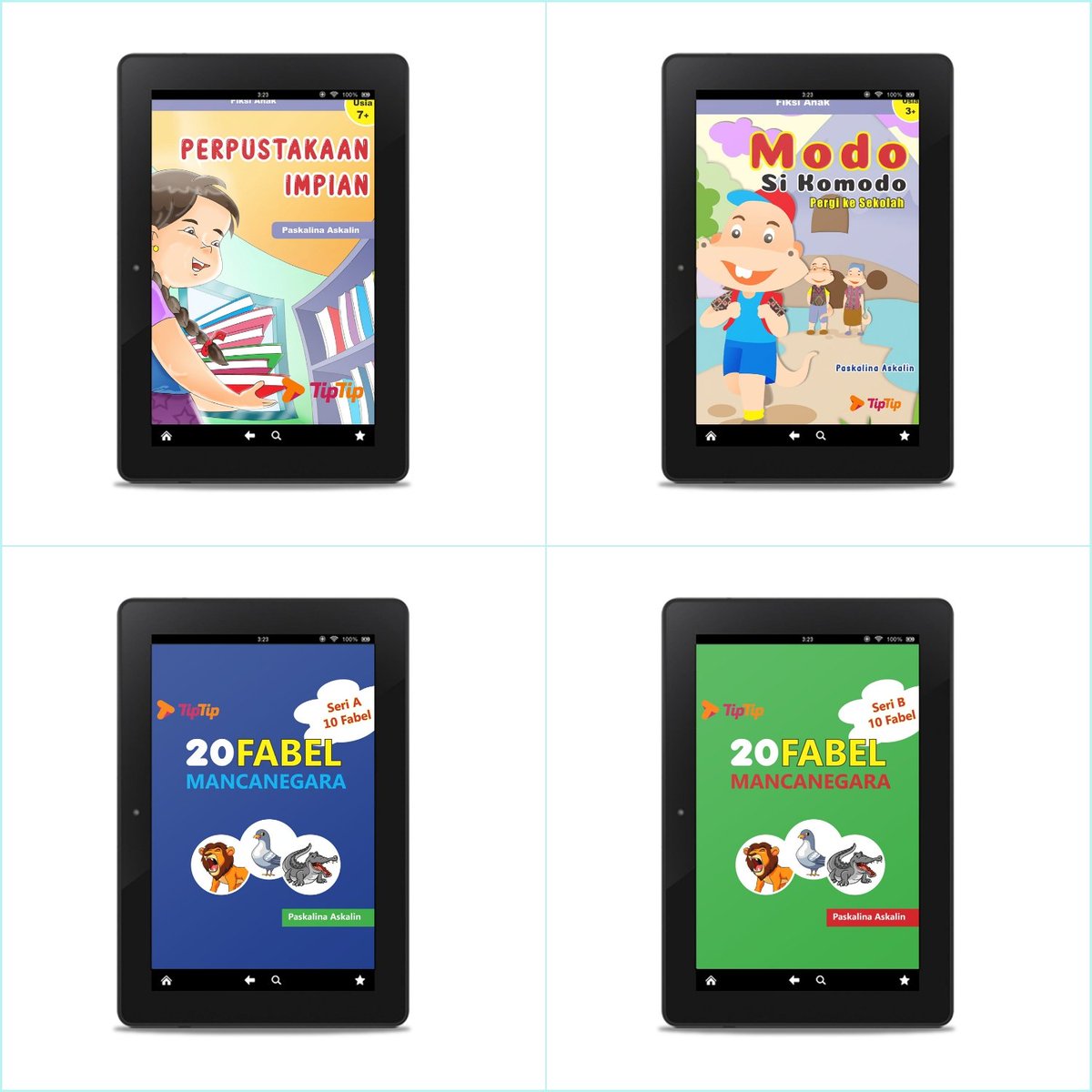 Buku digital untuk buah hati ter-❤️
Yuk, tambah koleksi bacaan untuk menambah asupan gizi kecerdasan🤗
#bacabuku #bukuanak #bacaananak #fiksianak #fabel #fabelmancanegara #paskalinaaskalin #bukudigital #ebook
go.tiptip.co/yURMkNUFlxb