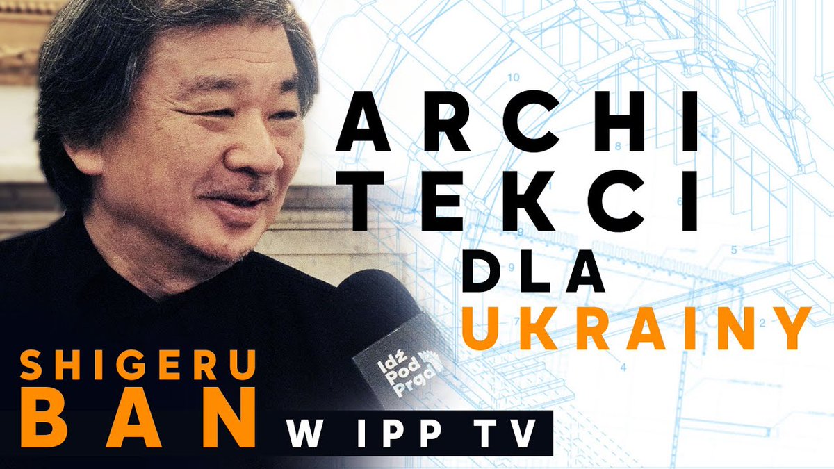AgainstTideTV's tweet photo. "I'm like a doctor. I'm for people". Shigeru Ban, a world-renowned architect from Japan, and other architects spoke about their commitment to helping Ukraine during the conference "Shigeru Ban and Architecture for Refugees" organized in Warsaw, Poland 👉👉 https://t.co/X4h3hIUyTj https://t.co/zwVMgDnxrb
