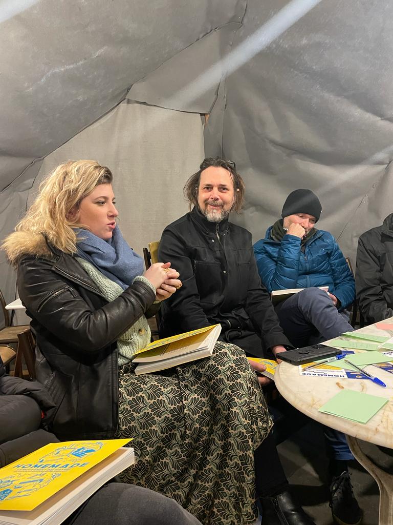 RFFLabs's tweet photo. 🔗(Re)Faire en image au #GarageModerne le 10 février c'était le lancement du livre Homemade par la Coopérative Tiers-Lieux📷
+30 FabLabs, Espaces du Faire, Makers de toute la @NvelleAquitaine se sont retrouvés pour découvrir le livre Homemade, le commenter et faire ensemble🤝 https://t.co/Rg8QJLda3x