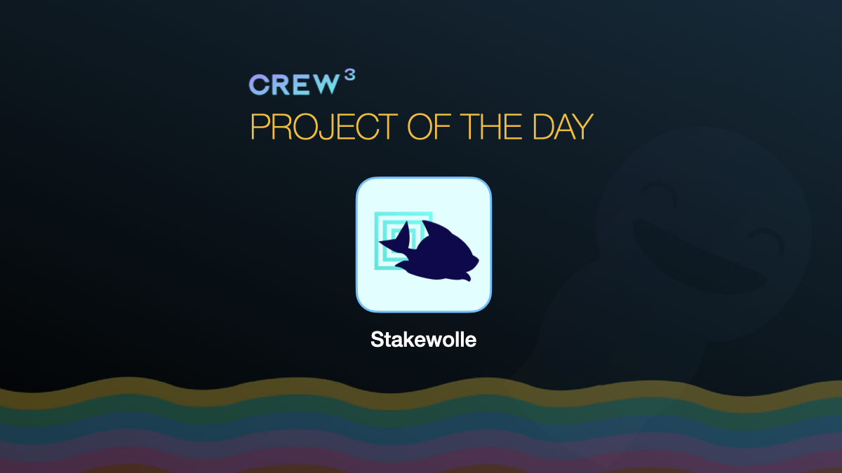 Zealy (@zealy_io) on Twitter photo Let your crypto be at work while you enjoy the weekend! 🕺
⚡️ Our Project of the Day, <a href="/stakewolle/">Stakewolle</a> is a professional validator for PoS networks. They validate 45+ networks, have media support, create tools for users and blockchain creators.
Questboard bit.ly/3SpOdea Let your crypto be at work while you enjoy the weekend! 🕺
⚡️ Our Project of the Day, <a href="/stakewolle/">Stakewolle</a> is a professional validator for PoS networks. They validate 45+ networks, have media support, create tools for users and blockchain creators.
Questboard bit.ly/3SpOdea
